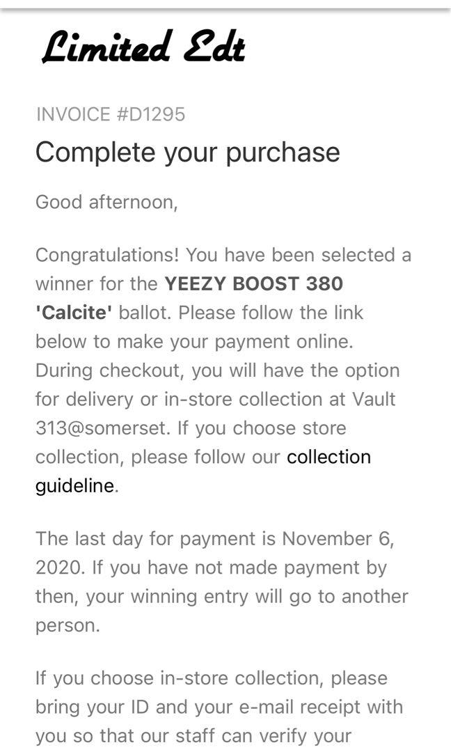 Yeezy supply checkout link store