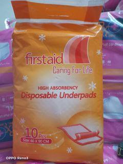 UNDERPADS FIRST AID