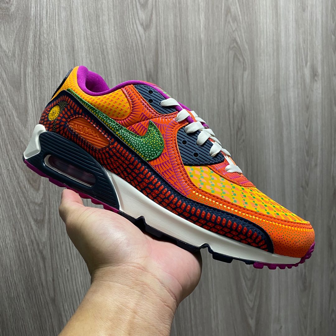 US10.5 Nike Air Max 90 Dia de los Muertos Men s Fashion Footwear Sneakers on Carousell