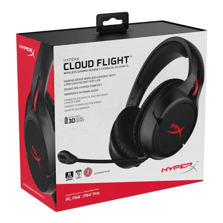Used Hyperx Cloud Flight Wireless Audio Headphones Headsets On Carousell