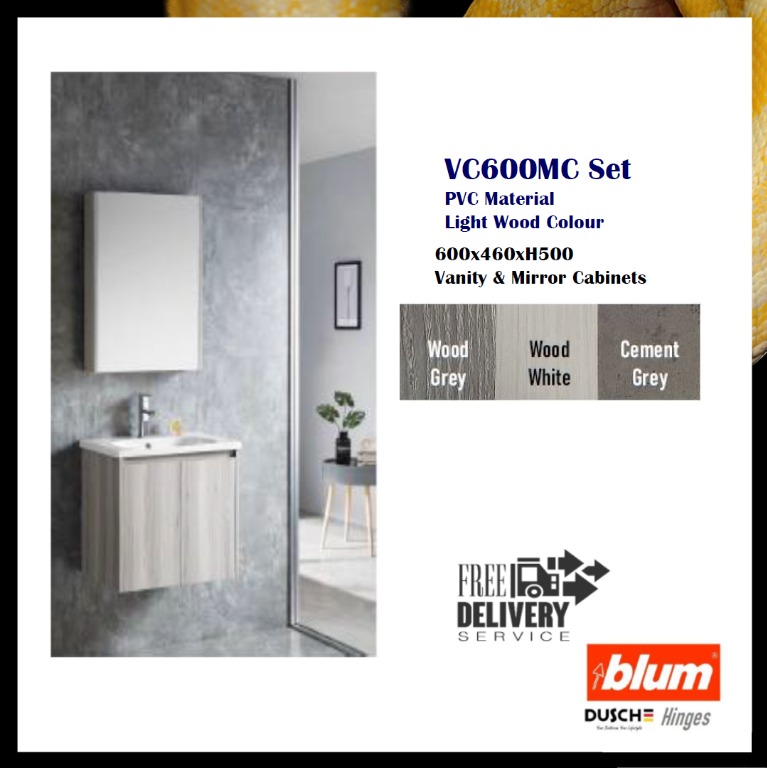 Vanity Cabinet With Mirror Set, Vanity Cabinet Without Sink