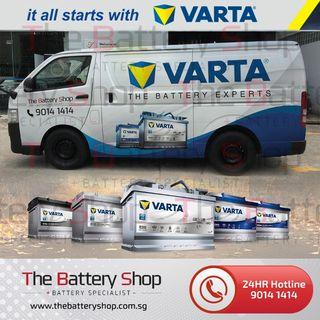 Varta Car Battery (Delivery & Installation Available)