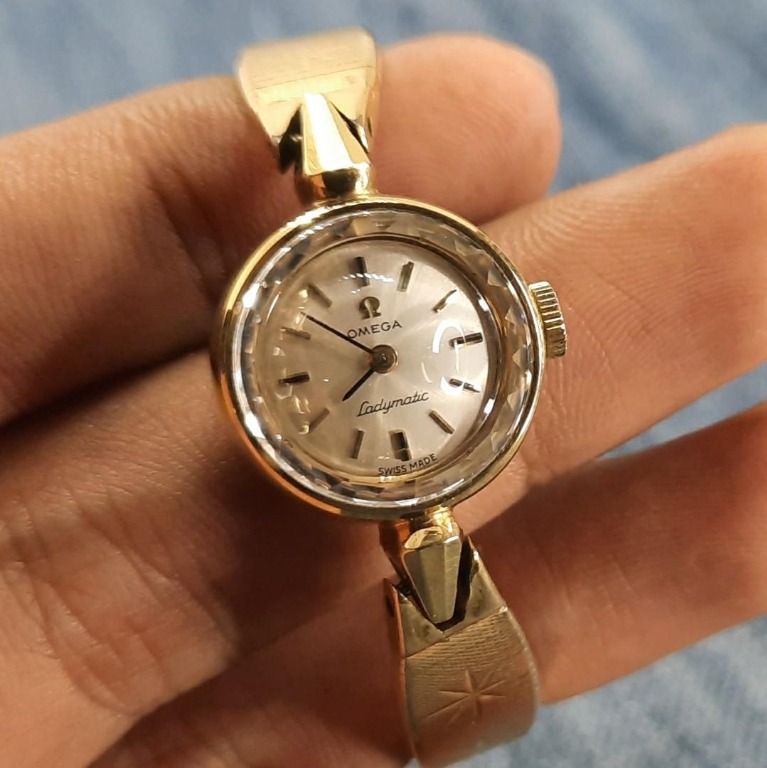Omega ladymatic gold vintage sale