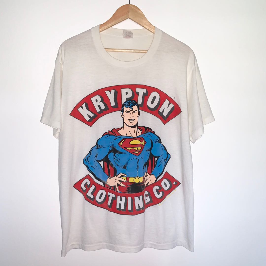 Vintage Superman By DC Comics Men's Fashion, Tops & Sets, Tshirts Polo on