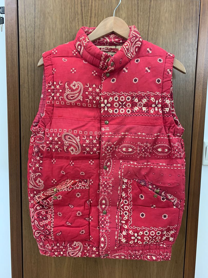 VISVIM ICT INSULATOR DOWN VEST NAVY bandana Size2 ダウン