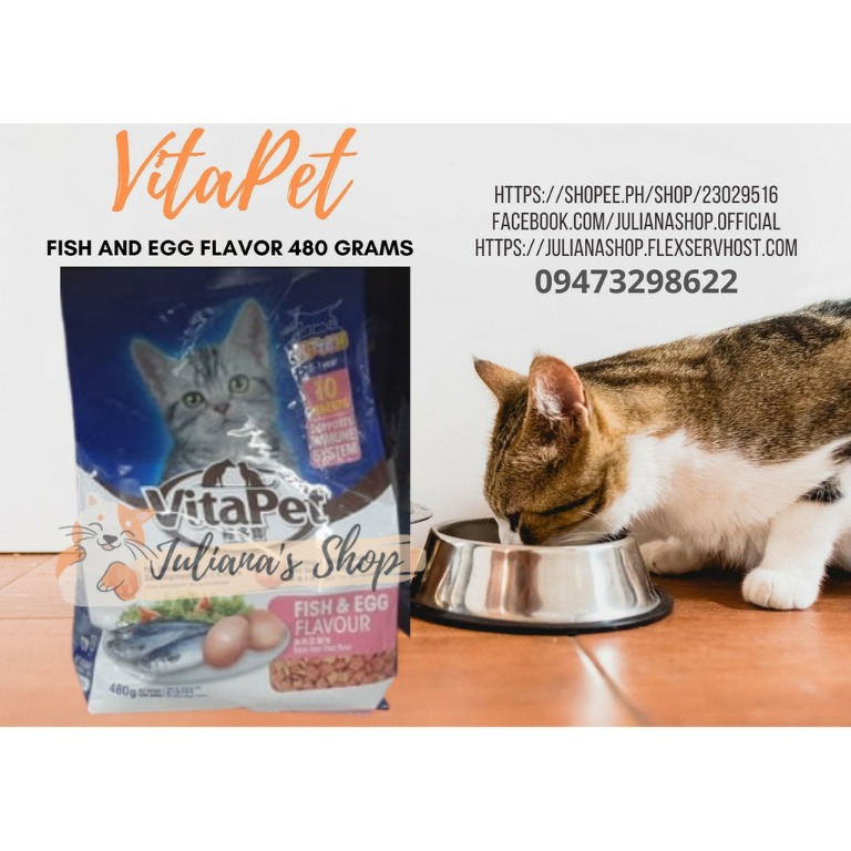 VITAPET kitten Cat Food Chicken and Egg Flavor 480g, Pet Supplies