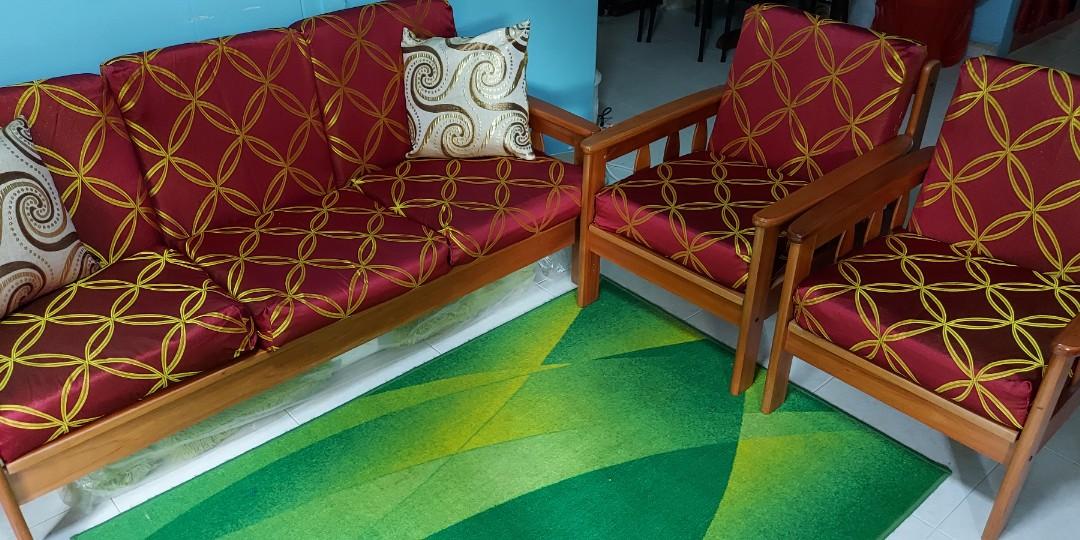 Wood sofa cheap cushion cover
