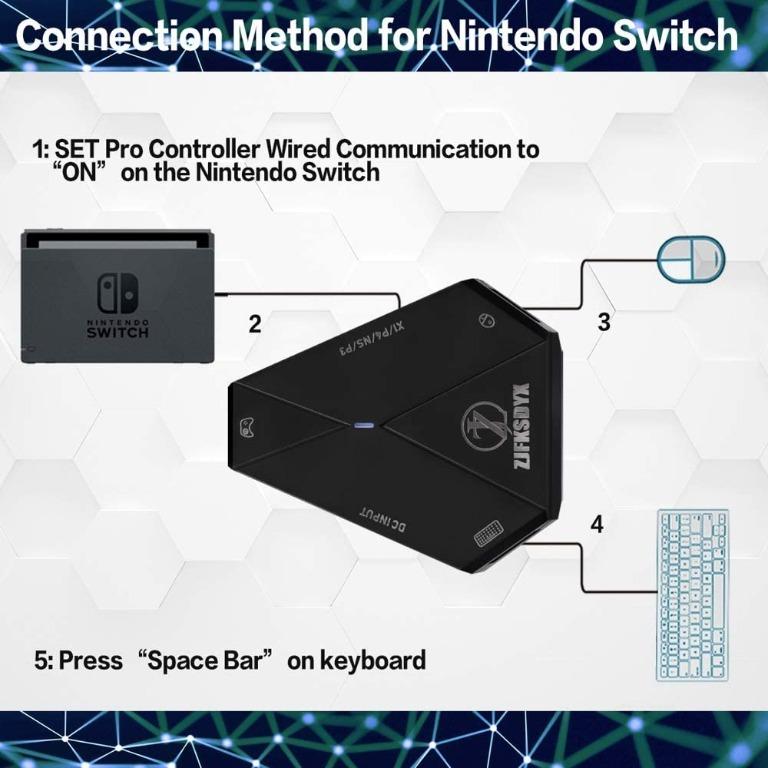 Zjfksdyx C91 Keyboard And Mouse Adapter For Nintendo Switch Xbox One Ps4 Ps3 Perfect For Games Like Fps Tps Rpg And Rts Etc Electronics Others On Carousell
