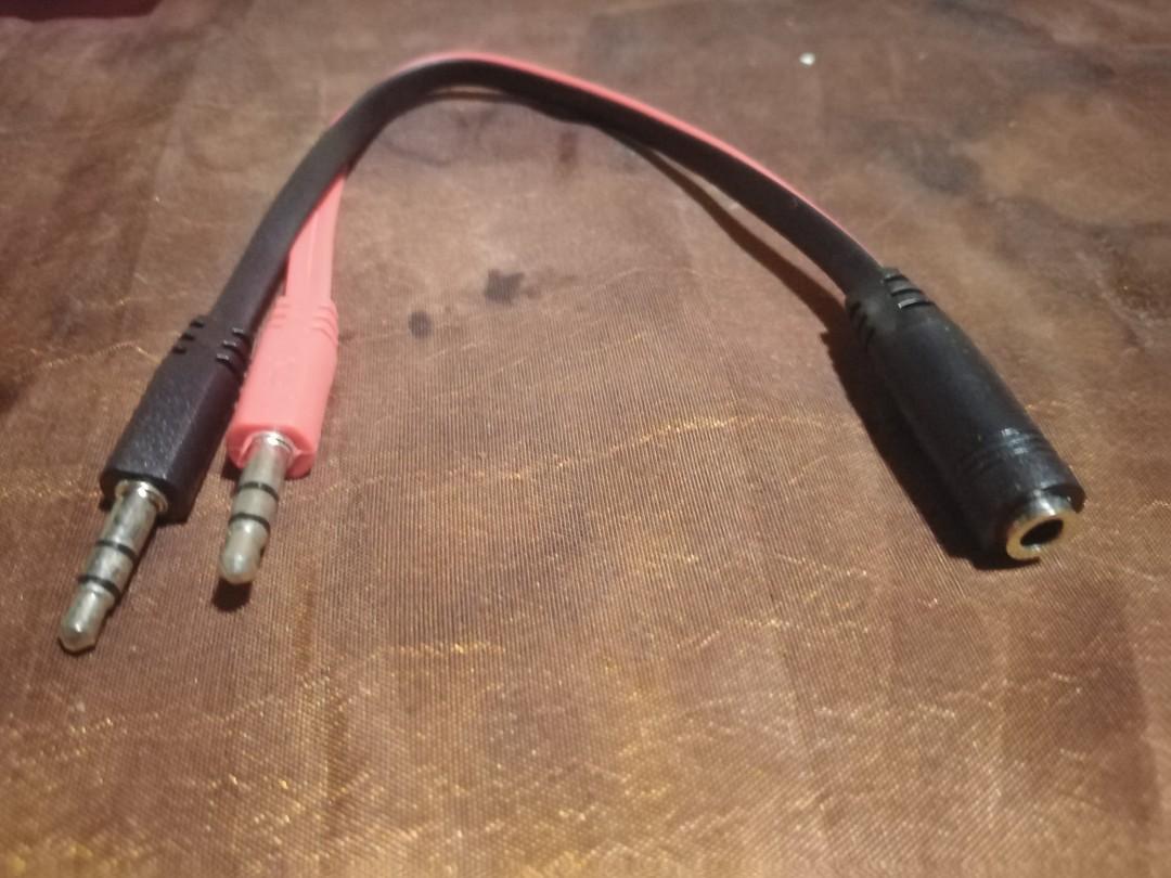 3.5mm jack Split 3.5mm jack (Category: Portable Audio Accessories) located in Quezon City. Submitted by smithwarren46 (Listing ID 1050212768, Image 3). Description: Brandnew P75 2male 3.5mm jack to female 3.5mm trrs. Or Trrs jack Split to 2 female mic and headphones. Great sound signal. Perfect for online class, laptop, computer. Etc. pick up Lagro Q.C Or via lalamove buyer shoulder the delivery cost. More item for sale.. like or follow my page B