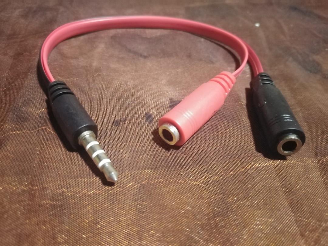 3.5mm jack Split 3.5mm jack (Category: Portable Audio Accessories) located in Quezon City. Submitted by smithwarren46 (Listing ID 1050212768, Image 1). Description: Brandnew P75 2male 3.5mm jack to female 3.5mm trrs. Or Trrs jack Split to 2 female mic and headphones. Great sound signal. Perfect for online class, laptop, computer. Etc. pick up Lagro Q.C Or via lalamove buyer shoulder the delivery cost. More item for sale.. like or follow my page B