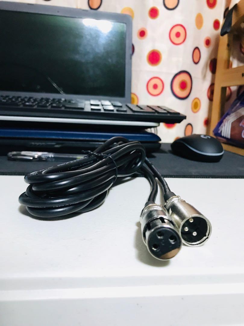3 meters XLR Cable (Category: Cables & Adaptors) located in Manila. Submitted by sdfsolutions (Listing ID 1050274619, Image 1). Description: 3-pin XLR Plug to Socket microphone leads Tough, two core screened cable Cable diameter: 6mm All Metal Robust ends for reliability Pins connections: 1:1, 2:2 and 3:3 XLR connectors Male pins and Female Holes Pure copper conductors Type: XLR 3-Pin Male to Female Cable Suited For:Microphone Brand: Unbranded/Ge