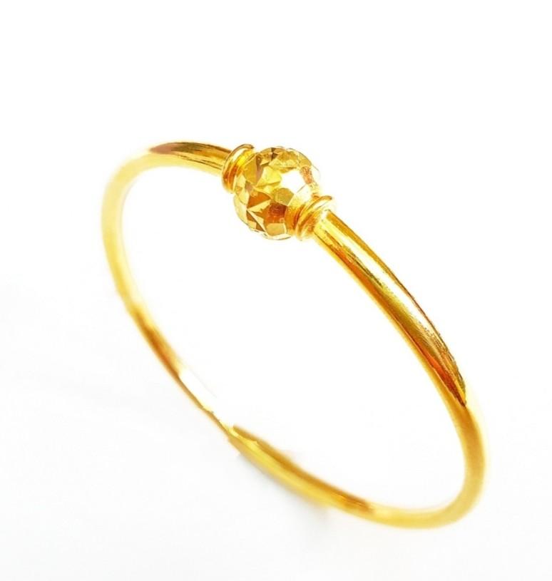 916 Gold Pandora Bangle for Kids 