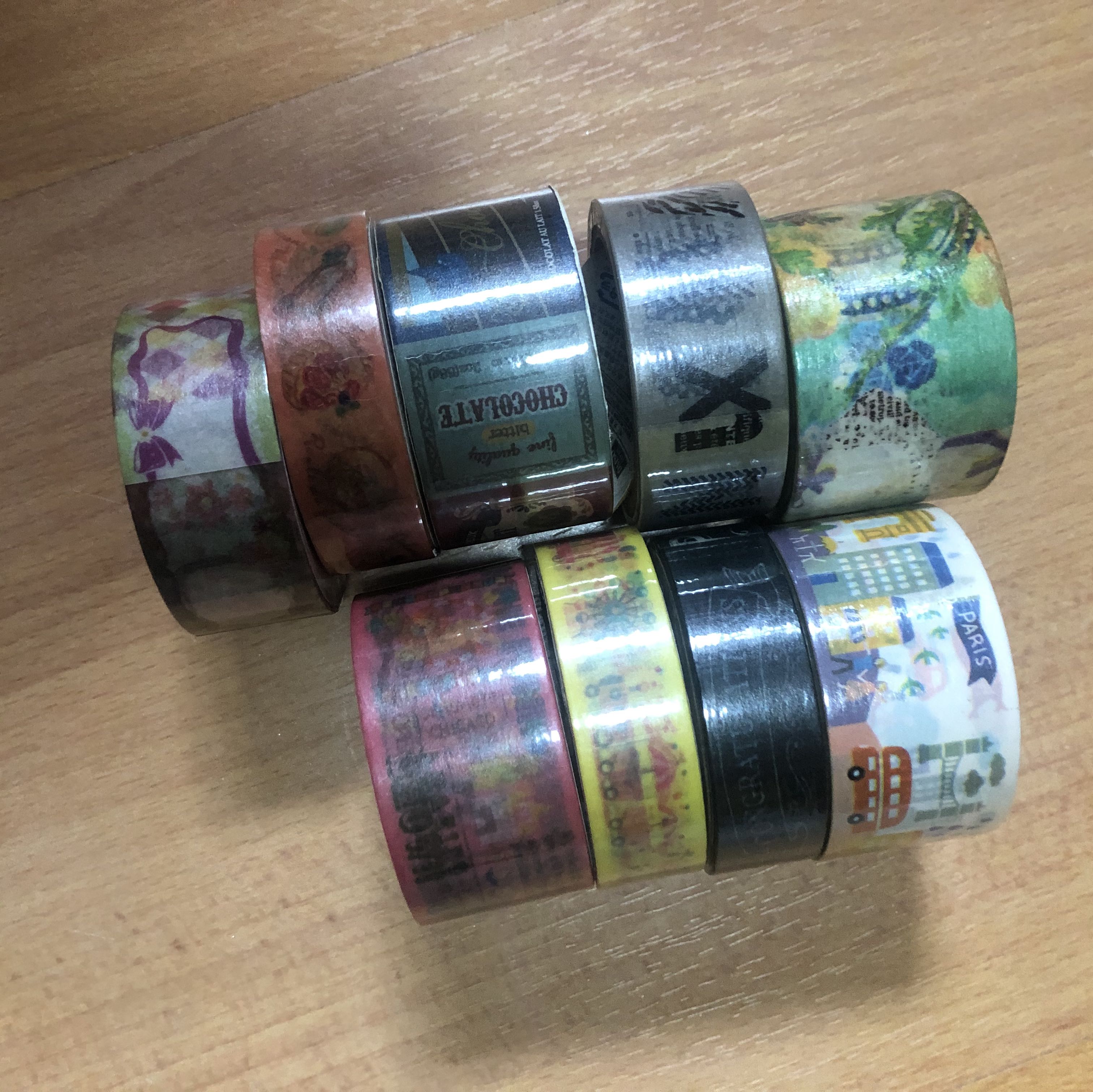 9 rolls of daiso mt/ washi tapes, Hobbies & Toys, Stationery & Craft, Craft Supplies & Tools on