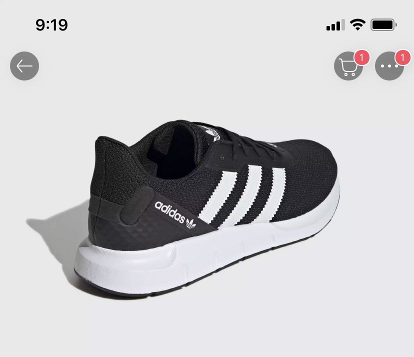 Adidas Original Swift Run RF shoe men black sneaker FV5361, Women's  Fashion, Footwear, Sneakers on Carousell