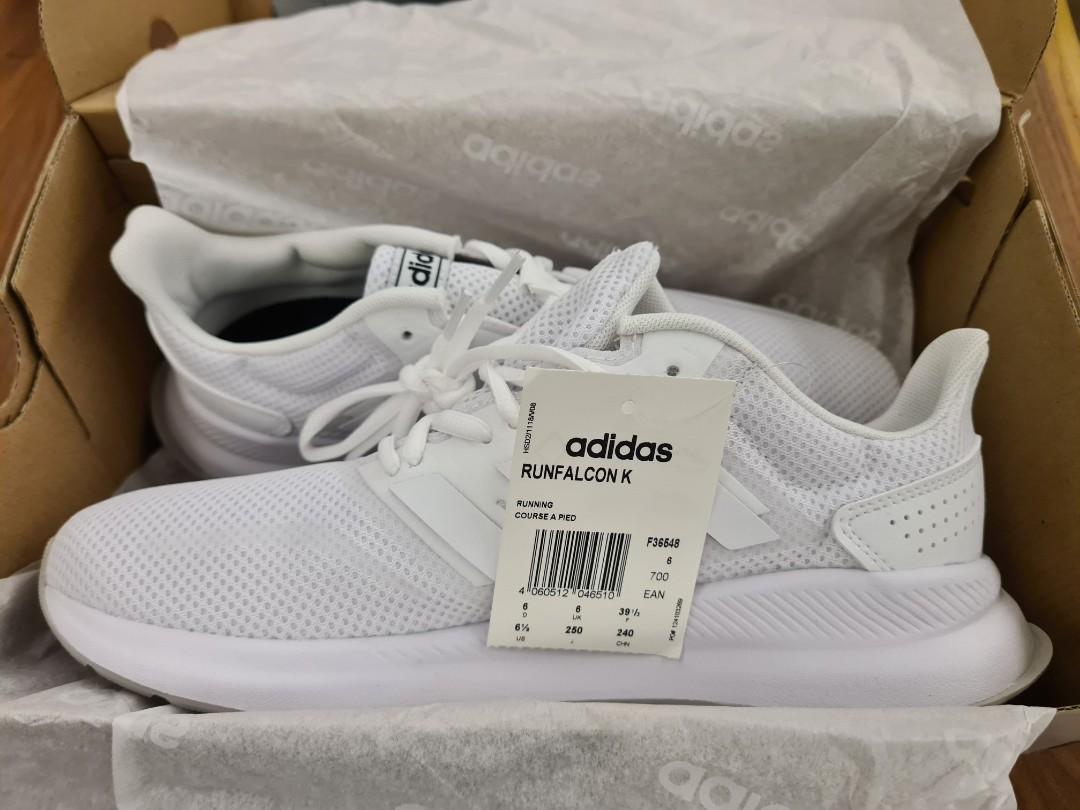Adidas runfalcon white size 6 online