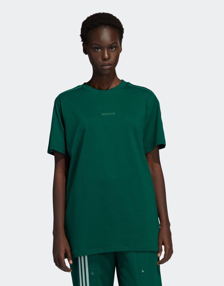 Adidas x Ivy Park 3 stripes T Shirt Men s Fashion Tops Sets Tshirts Polo Shirts on Carousell