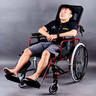Aluminium recliner wheelchair