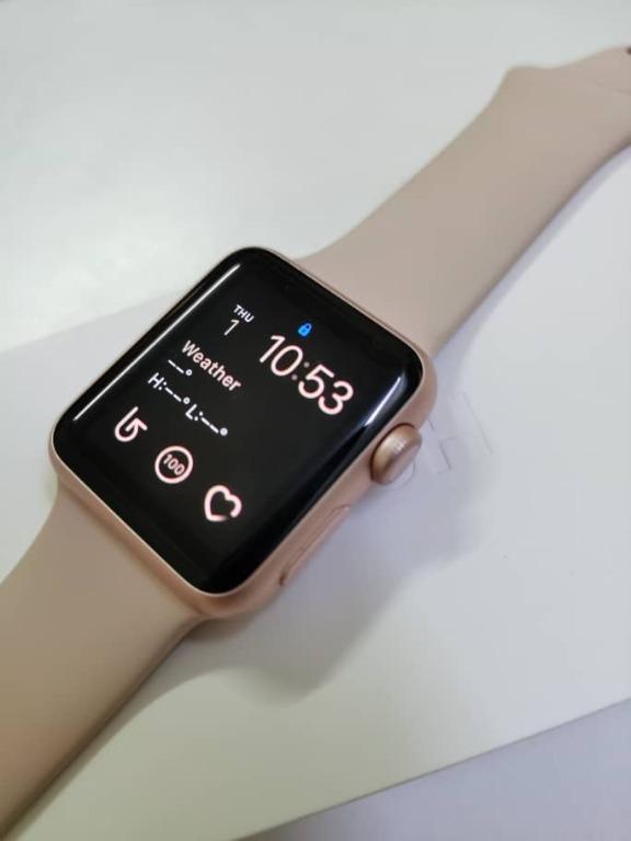 Apple watch serie hotsell 1 38mm rose
