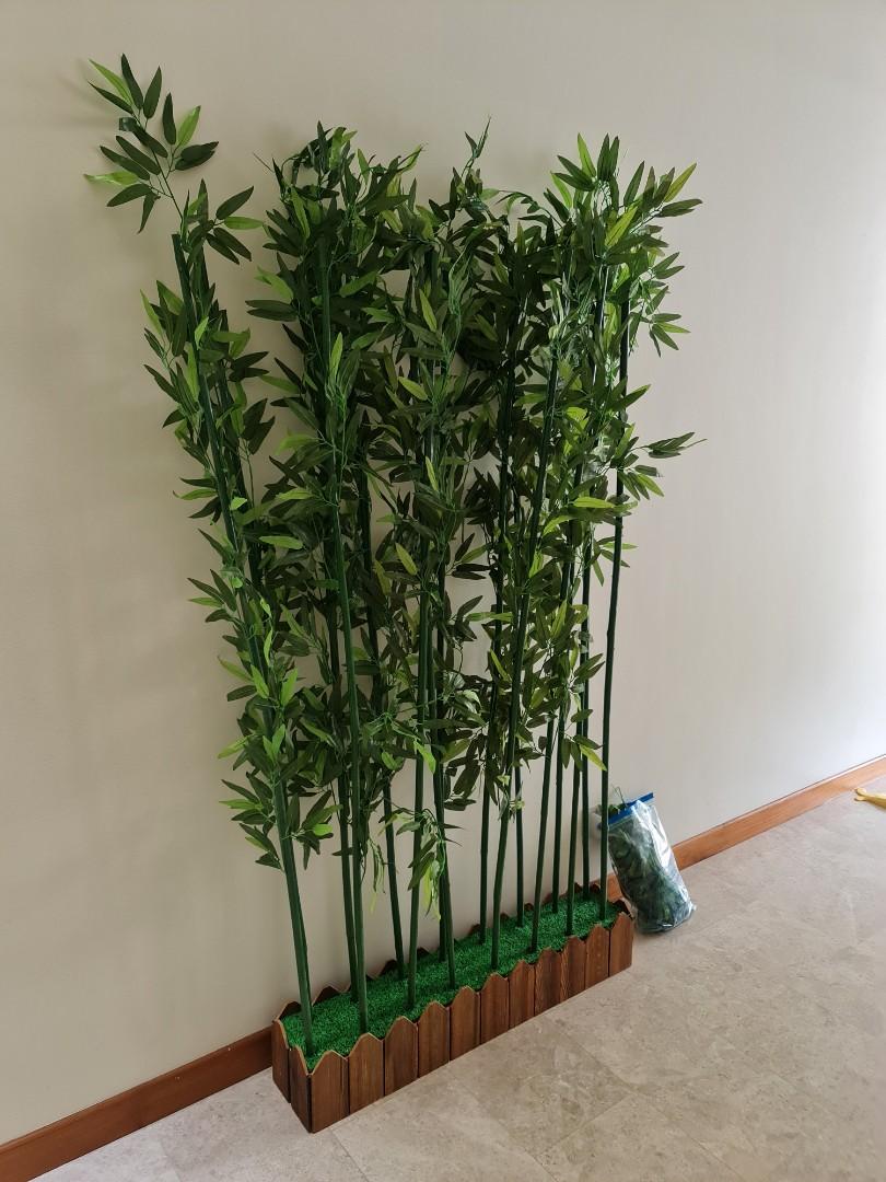 Artificial Bamboo Plant, Furniture & Home Living, Home Decor