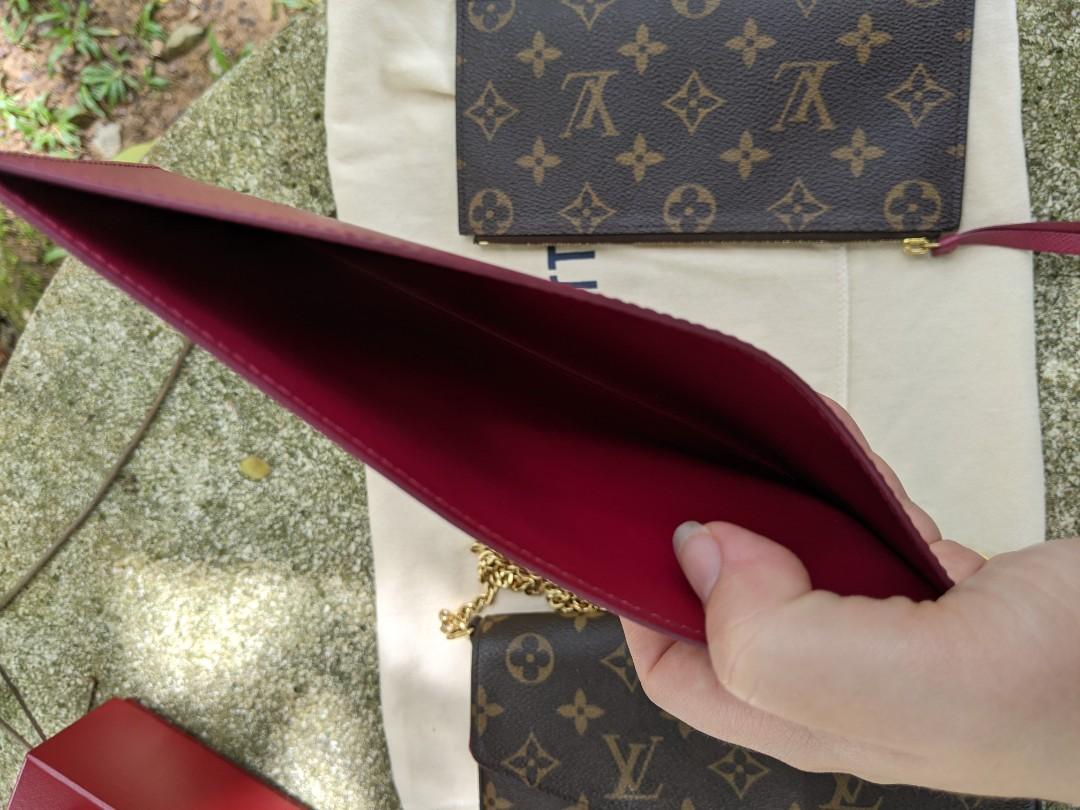 Louis Vuitton Authentic LV monogram Felicie Pochette bag