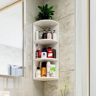 📺Bathroom wall-mounted corner rack