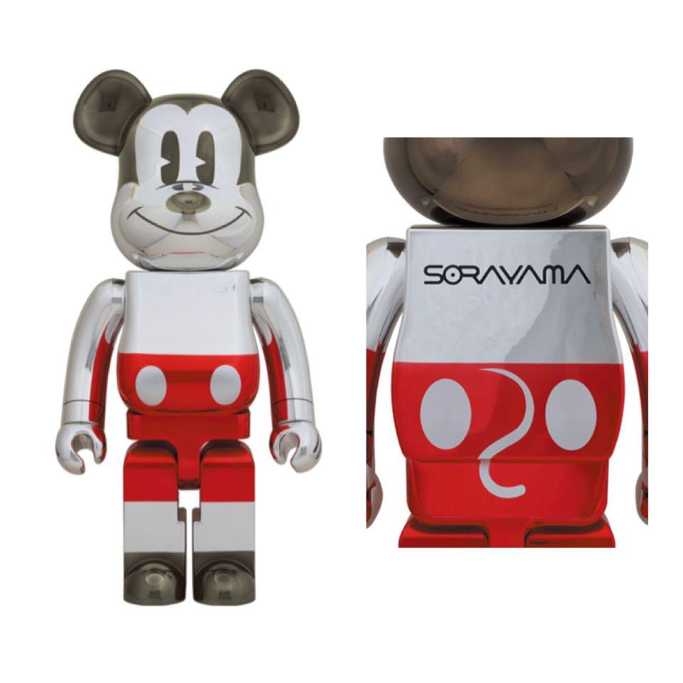 オーダーBE@RBRICK FUTURE MICKEY 2nd COLOR Ver. 100％ & 400％ SORAYAMA　2G ベアブリック ミッキー キューブリック、ベアブリック