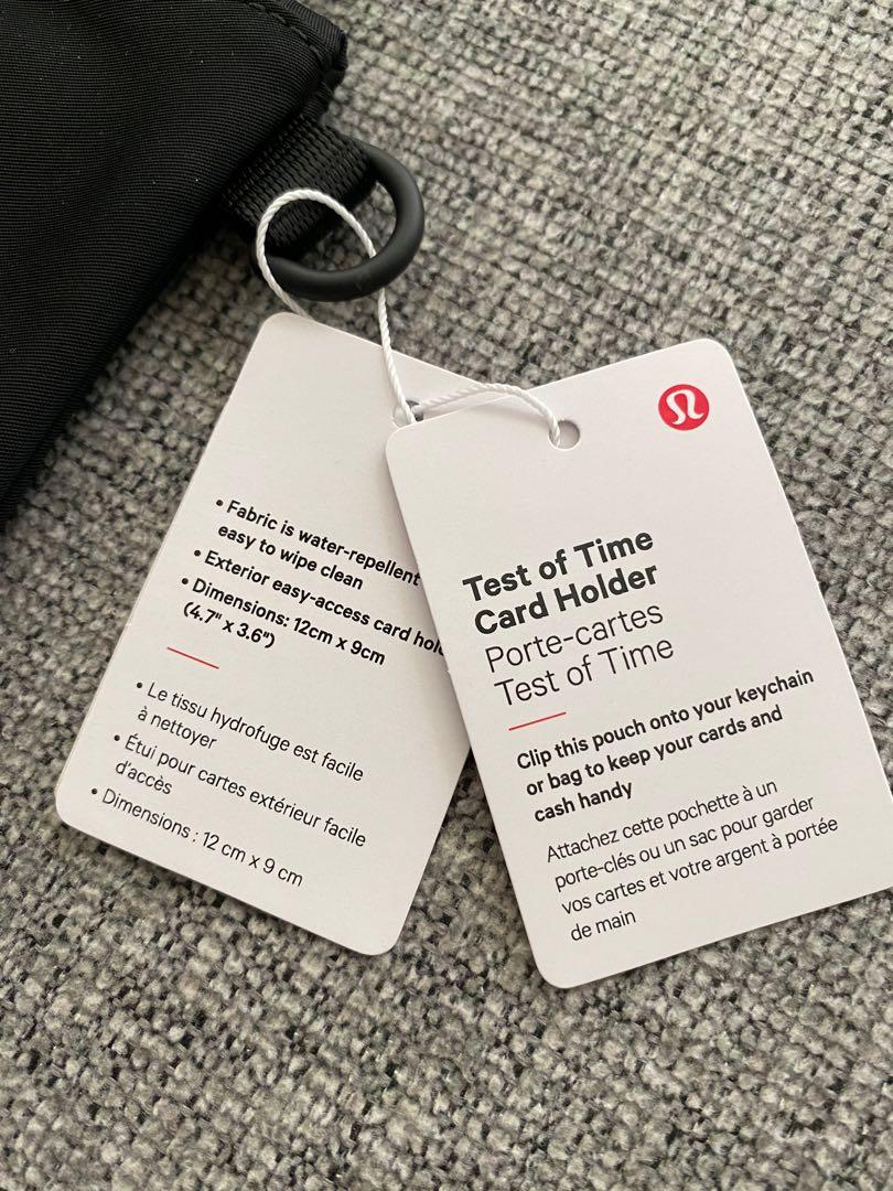 BNWT Lululemon Test of Time Card Holder, Women's Fashion, Bags