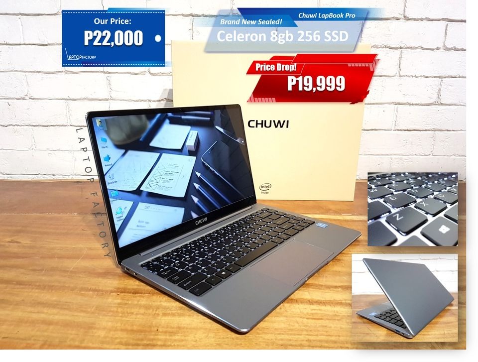 Brand-new SEALED Chuwi LapBook Pro Celeron 8gb 256 SSD Slim  Light!,  Computers  Tech, Laptops  Notebooks on Carousell