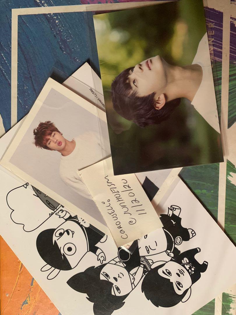 #BTS #JIN FIRST MEMBERSHIP OFFICIAL PHOTOCARD AND 2ND MUSTER PHOTOCARD