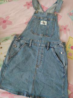 🈹 Calvin Klein牛仔工人裙