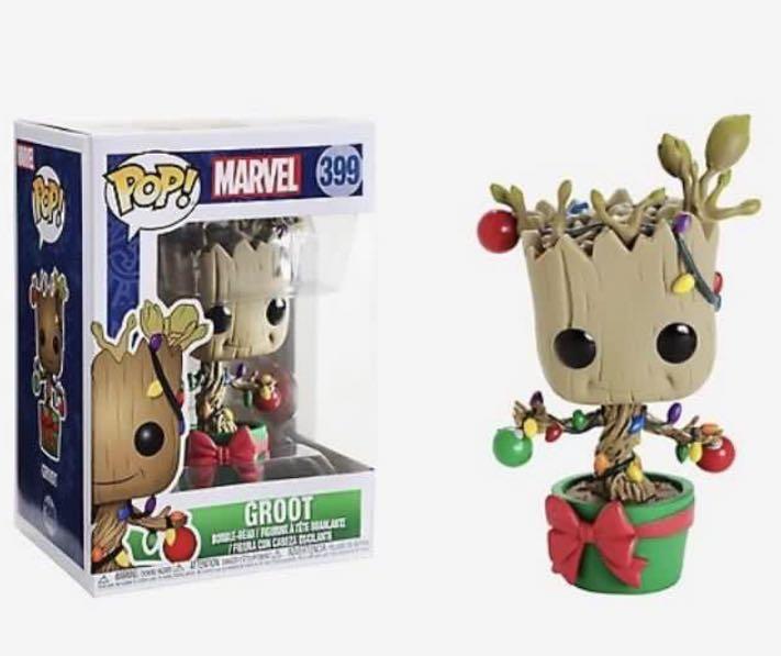 Funko, Holiday, Funko Pop Hallmark Christmas Tree Ornament Marvel  Starlord Groot