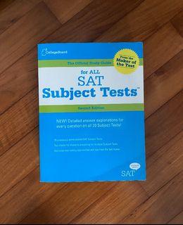 CollegeBoard The Official Study Guide for ALL SAT Subject Tests