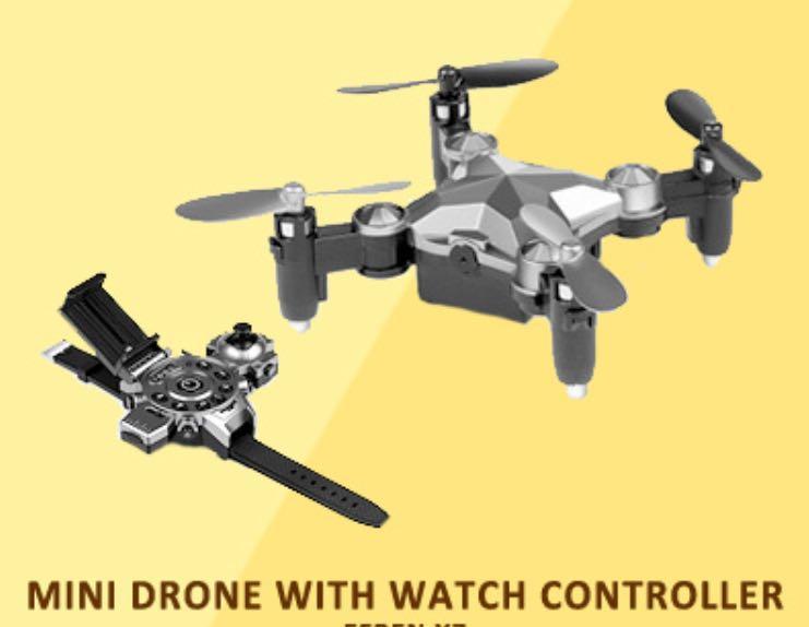 Efren x7 mini drone with watch controller hotsell