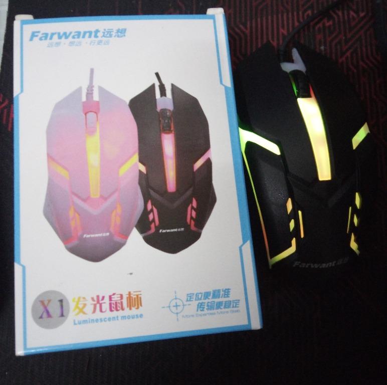 Farwant RGB Gaming Mouse (Category: Mouse & Mousepads) located in Cainta. Submitted by whiteelephantph (Listing ID 1050407437, Image 2). Description: brand new. limited stocks. Gaming Mouse USB Farwant Rainbow auto-changing colors RGB LED Lights meet-up or lalamove pm is the Key!.