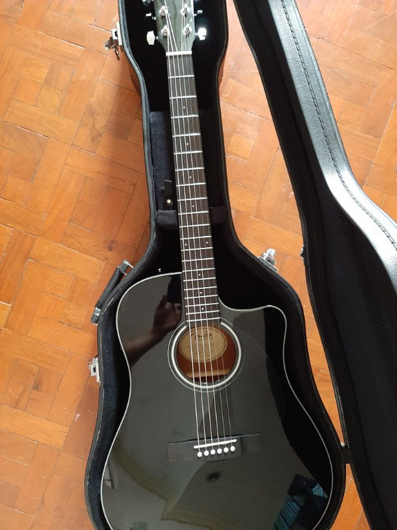 Fender cd60ce black deals
