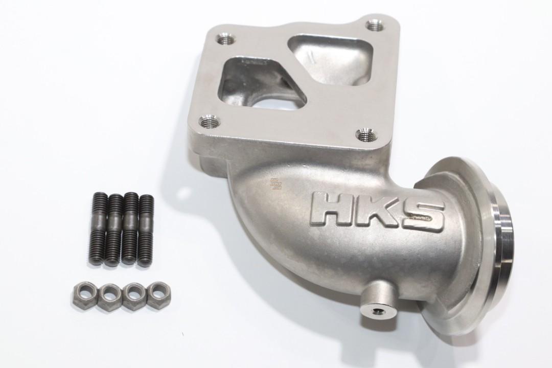 HKS GT II External Wastegate Turbine Adapter Set Up Kit Evolution X CZ4A, Car Accessories