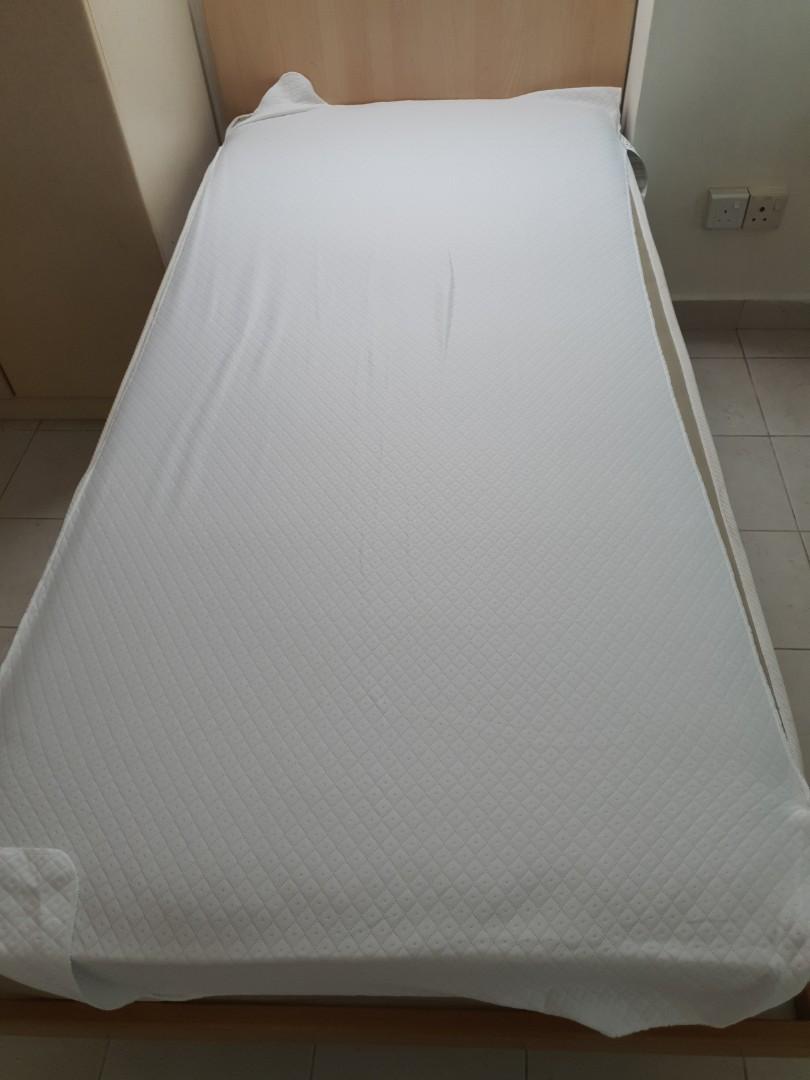 IKEA bed sheet and mattress protector, Furniture & Home Living