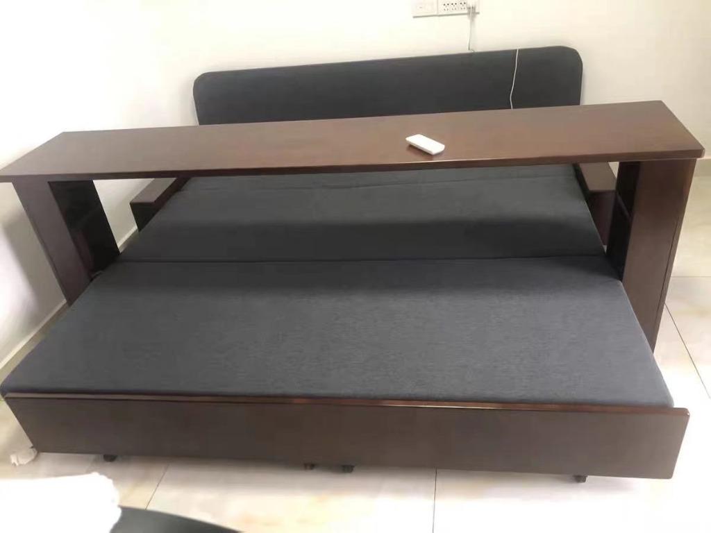 Imported foldable sofa bed (foldable) (Category: Bed Frames & Mattresses) located in Manila. Submitted by agelang11 (Listing ID 1050288872, Image 3). Description: Imported Sofa Bed Materials: Hard wood and heavy duty metal frame Check last photo for the dimensions DM me for more details Available on hand Pick up: Vicente Cruz, Sampaloc, Manila .