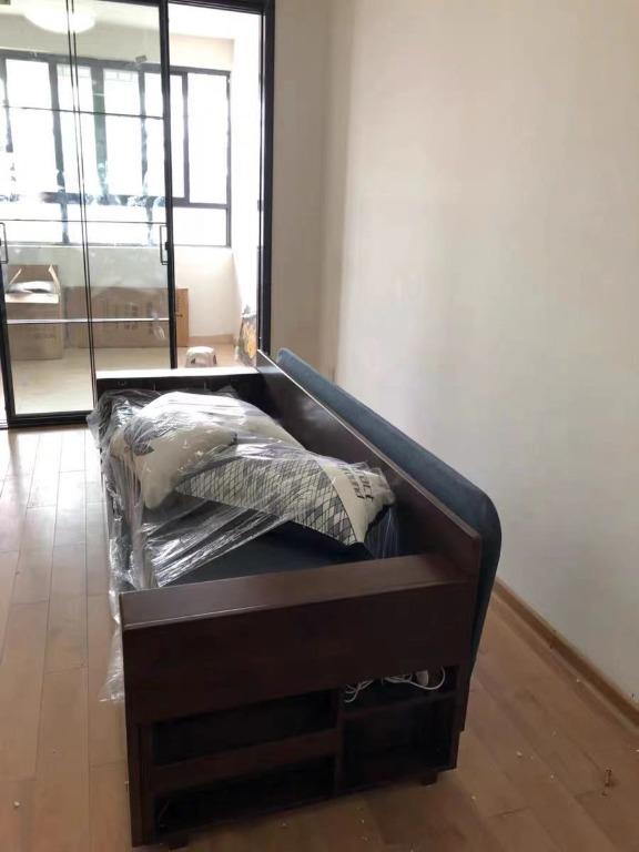 Imported foldable sofa bed (foldable) (Category: Bed Frames & Mattresses) located in Manila. Submitted by agelang11 (Listing ID 1050288872, Image 2). Description: Imported Sofa Bed Materials: Hard wood and heavy duty metal frame Check last photo for the dimensions DM me for more details Available on hand Pick up: Vicente Cruz, Sampaloc, Manila .