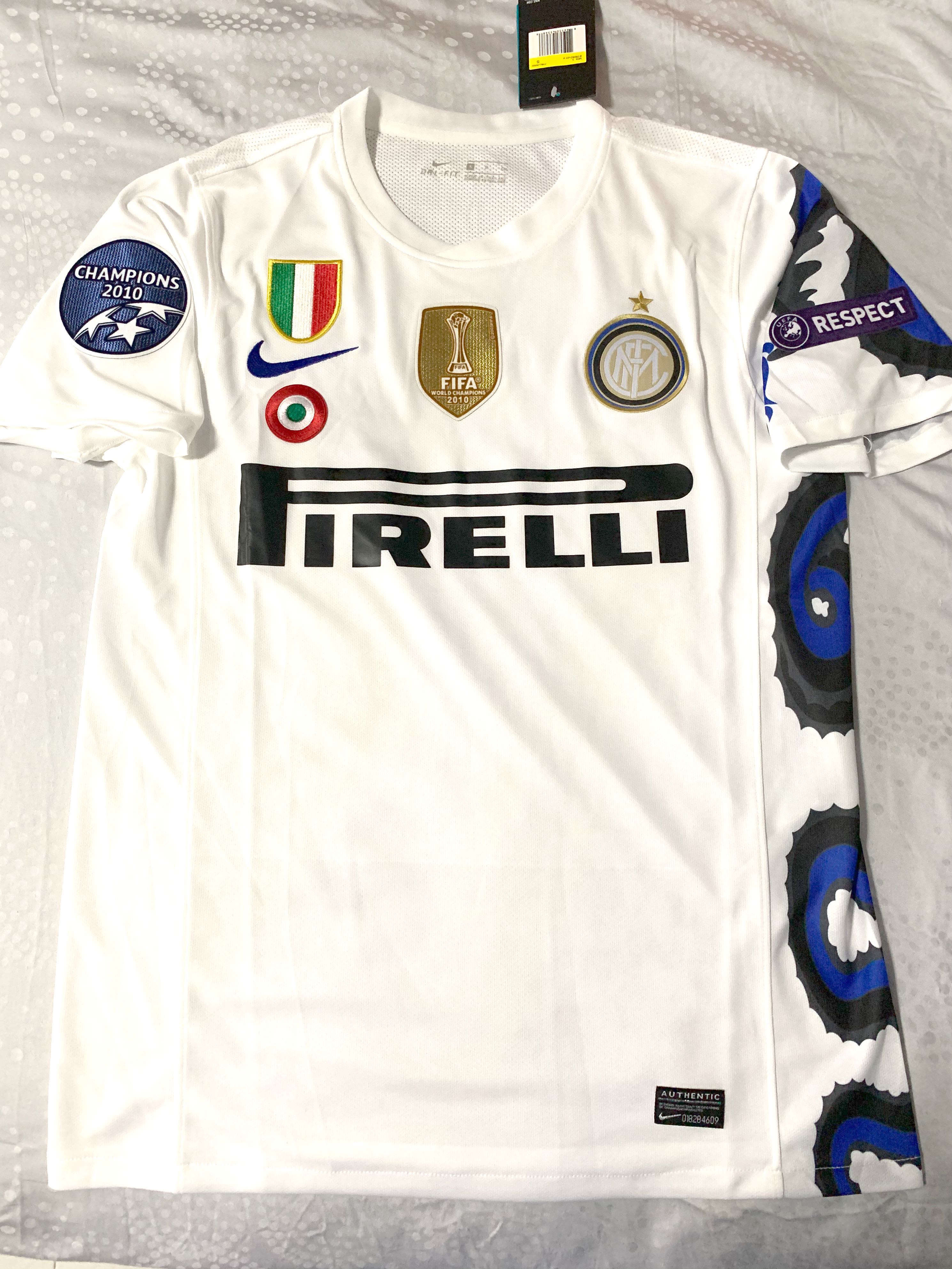 Inter milan white jersey top