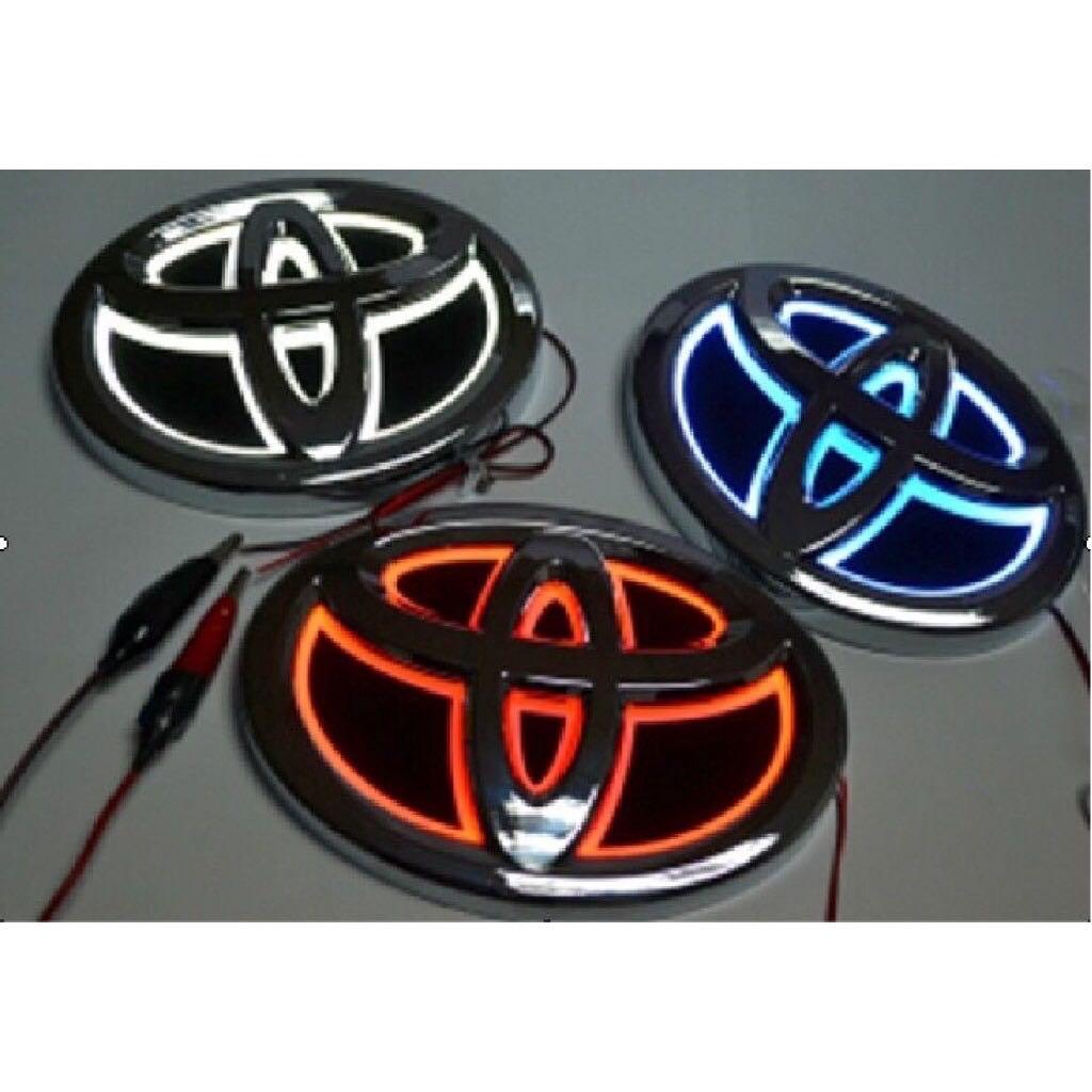 Japanese Car Emblem Decorative Light 4D Logo, Car Accessories