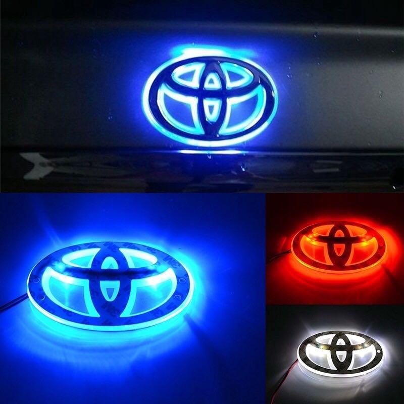 Japanese Car Emblem Decorative Light 4D Logo, Car Accessories