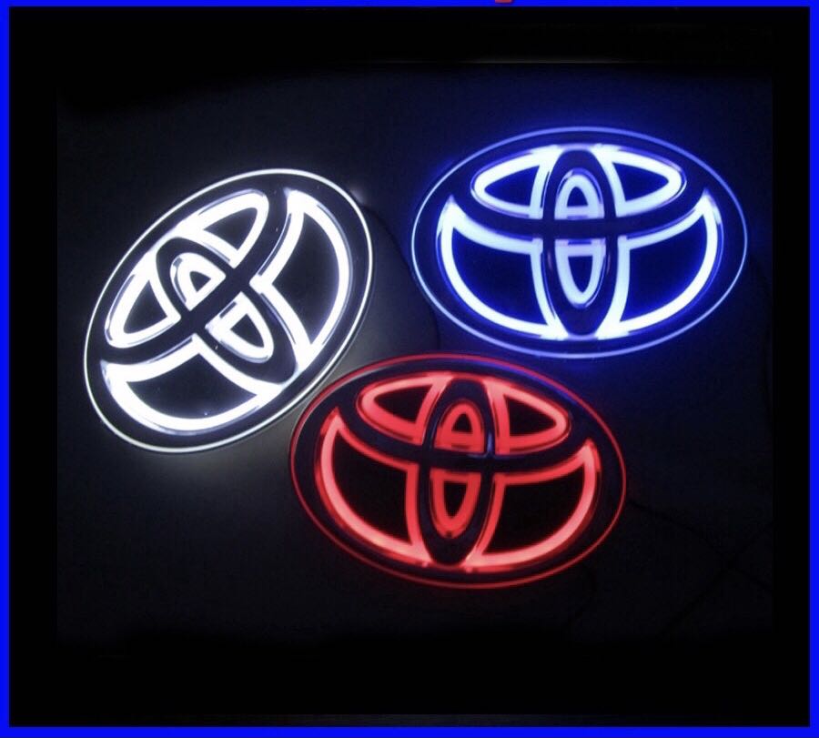 Japanese Car Emblem Decorative Light 4D Logo, Car Accessories