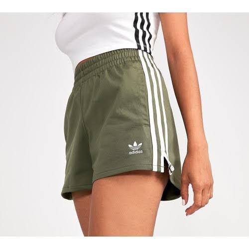 green adidas shorts womens