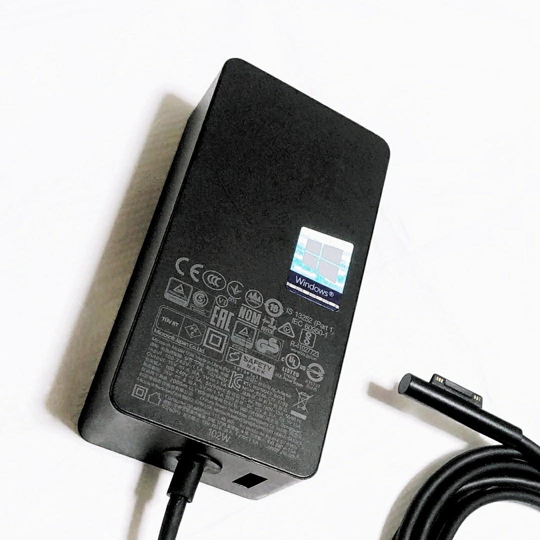 Microsoft Surface Original 102w Charger For Dock X Book 2 Laptop 6 Pro 7 Go 4 Duo 3 Ac 5 Computers Tech Parts Accessories Other Accessories On Carousell