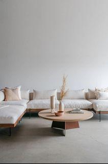 Mahogany sofa /lounging chair