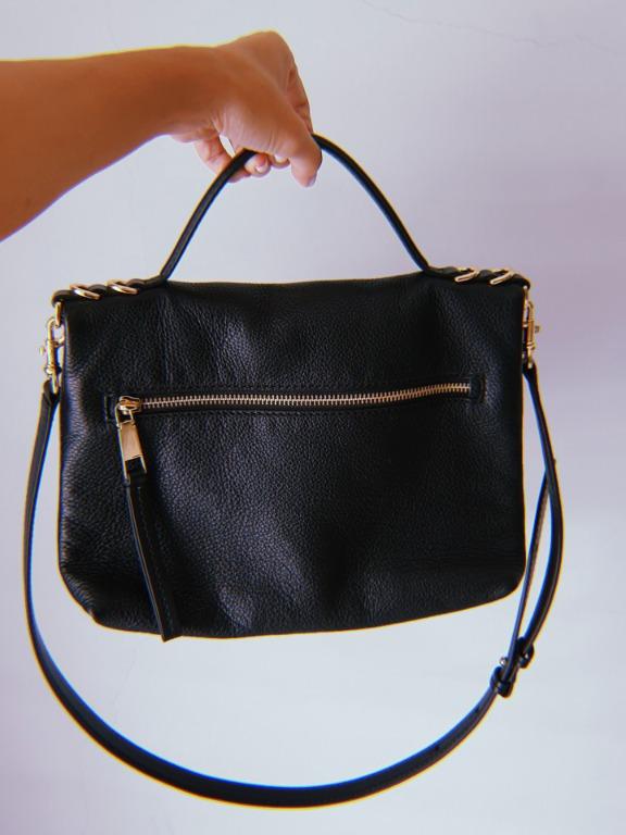 Marc jacobs two clearance fold leather satchel