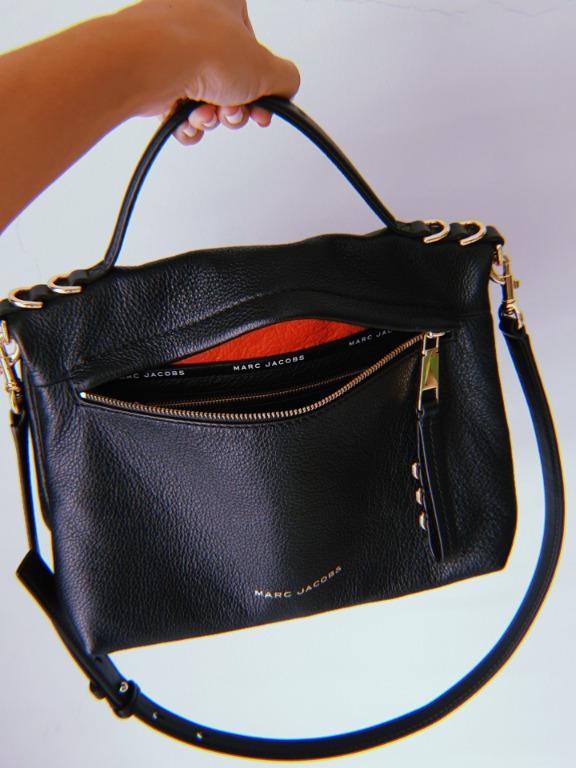 Marc jacobs two sales fold leather satchel