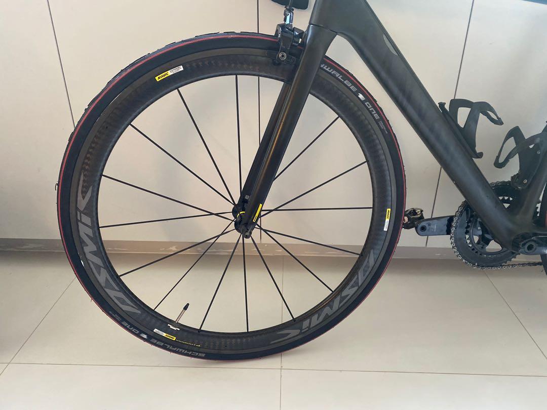 Mavic Cosmic Pro Carbon Exalith Wheelset Sports Equipment