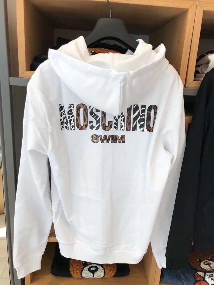 Moschino logo hoodie jacket size XS S M L 7 8 0 Carousell